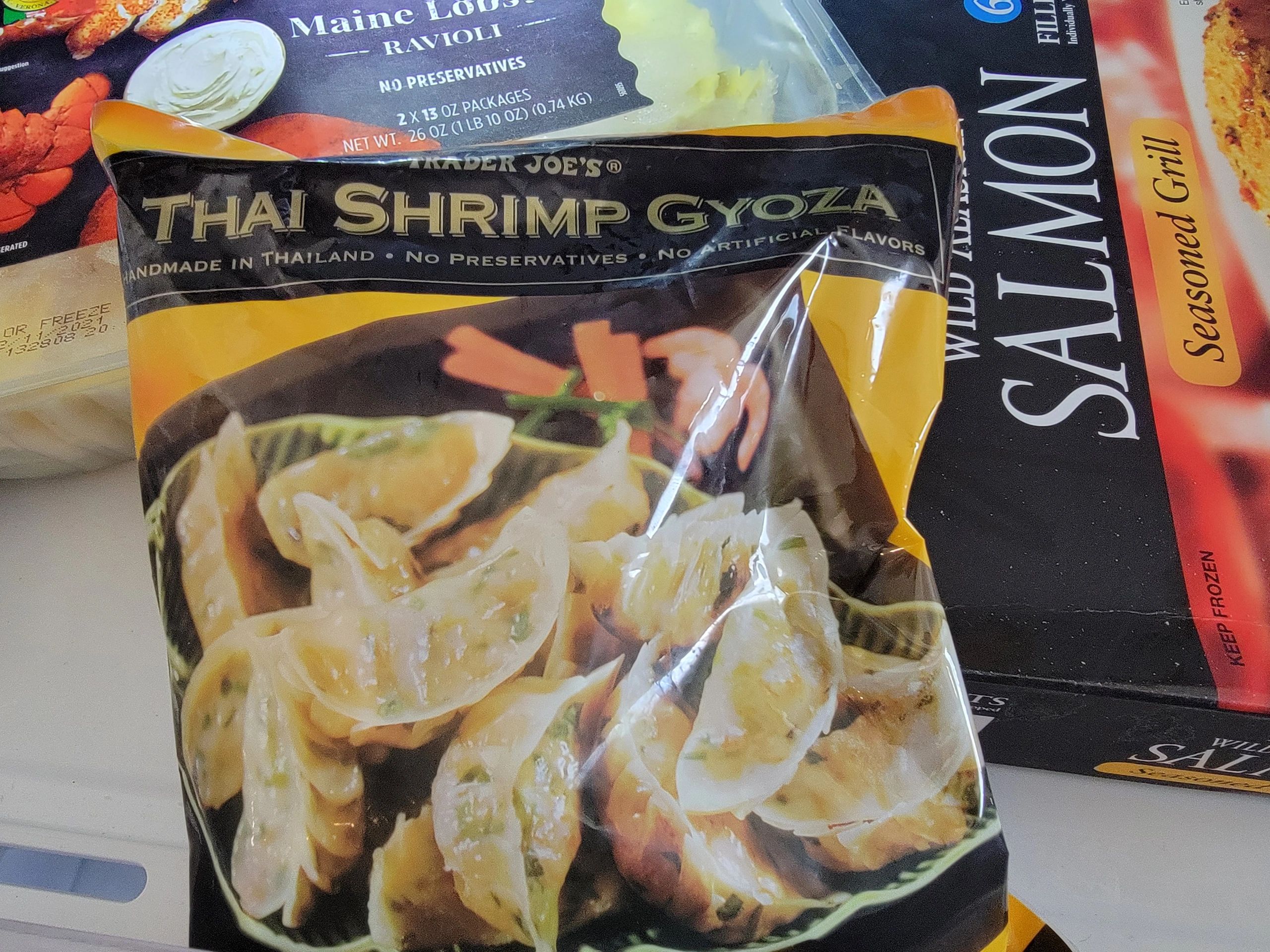 Trader Joe's Spicy Salmon Gyoza