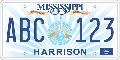 Mississippi Car Tag