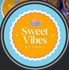 Logo of Sweet Vibes Bakery with orange and blue colors.