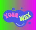 Colorful logo with 'YOUR WAY' text and abstract shapes.