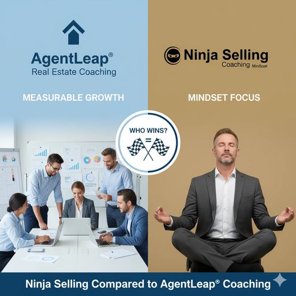 AgentLeap vs Ninja Selling: Modern vs Prospecting. Systems vs Scripts for Real Estate Success.