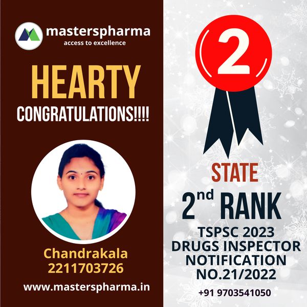 Drugs Inspector Coaching
UPSC Drugs Inspector Coaching
APPSC TSPSC Top drugs Inspector 