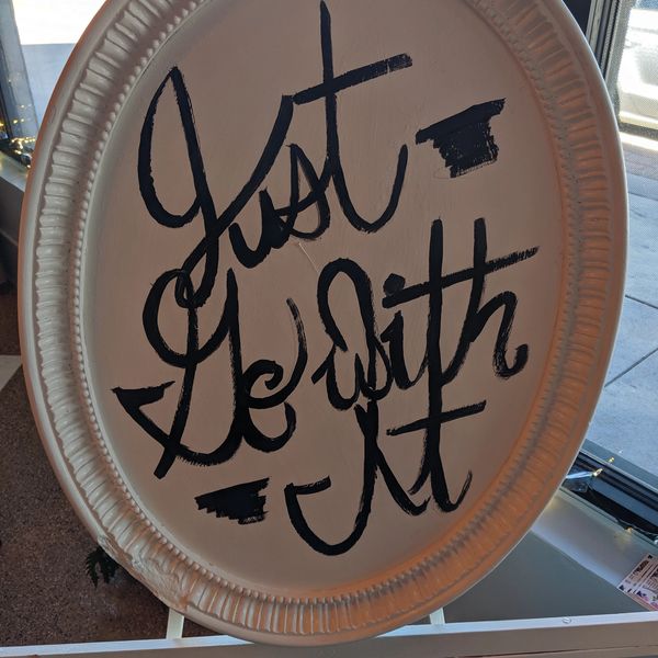 Just go with it