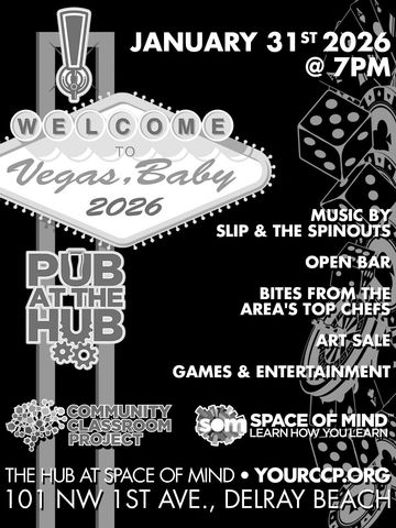 Event poster for Vegas, Baby 2026 at Delray Beach.