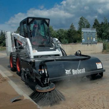 parking lot sweeping parking lot line paiting