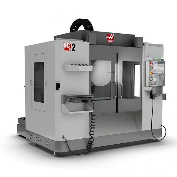 Haas DC-2 CNC machine tool for precision machining.