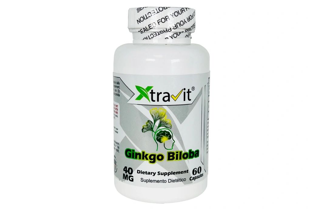 GINKGO BILOBA Dietary Supplement 40MG 60 Capsules