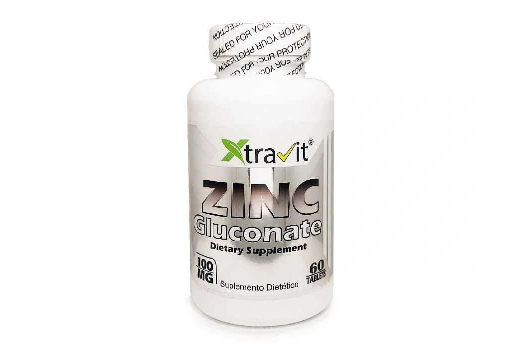ZINC GLUCONATE Dietary Supplement 100MG 60 Tablets