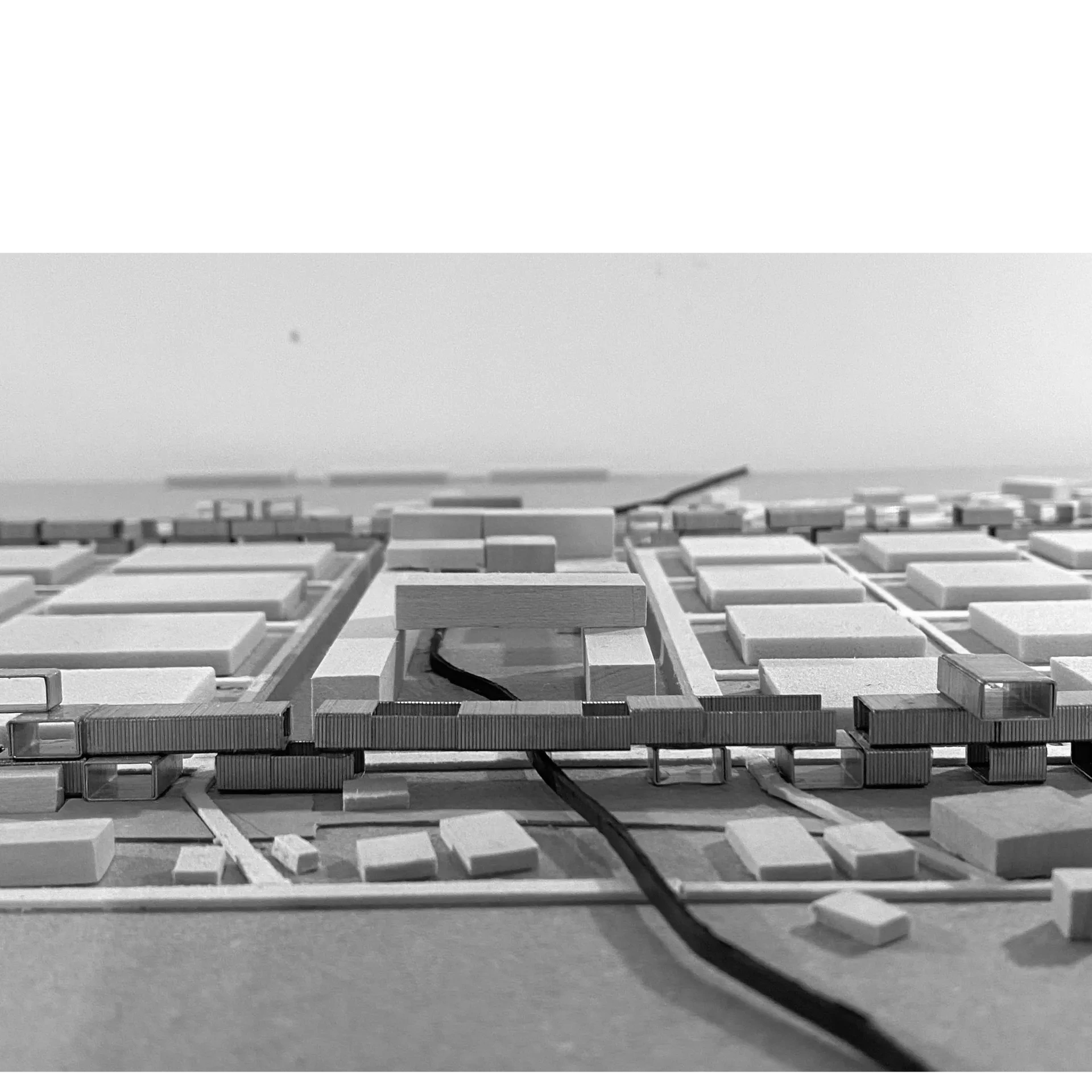 Conceptual physical model - exploratory urban master plan 