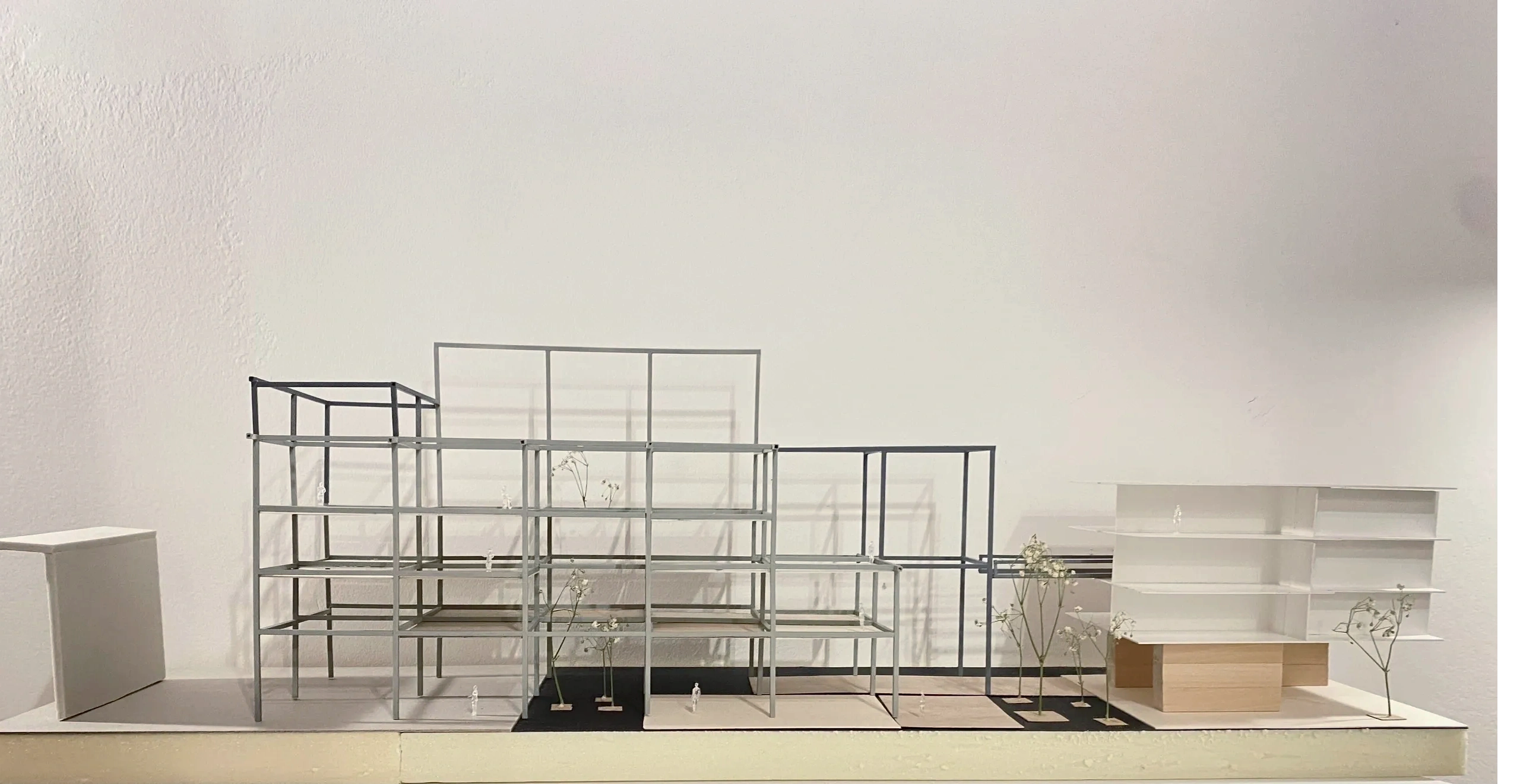 Hybrid Wall Model — A structural membrane combining infrastructure, housing, and public functions 