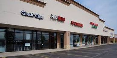 Strip mall shopping center insurance. Shopping center insurance. Storefront insurance. Gamestop