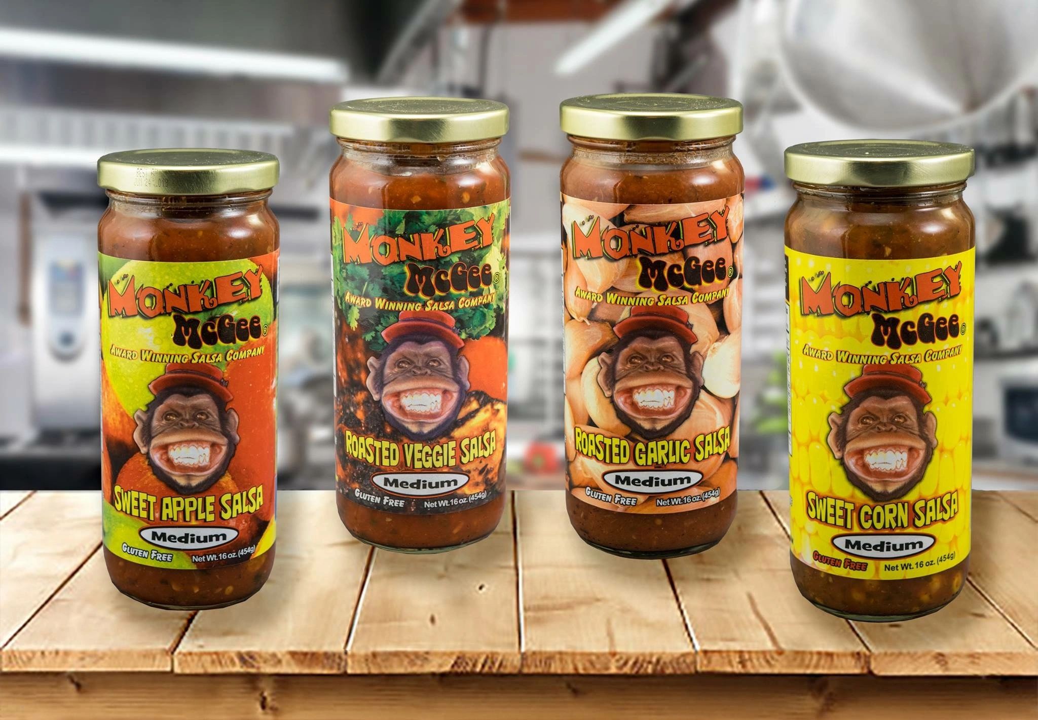 Monkey McGee Salsa & Sauce Company Medium Salsa Assortment