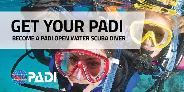 Get your PADI Open Water Scuba Diver Certificate