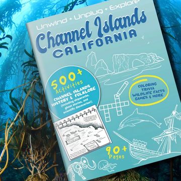 Channel Islands California Activity Book
Info +  fun facts about hundreds of Channel Islands topics.