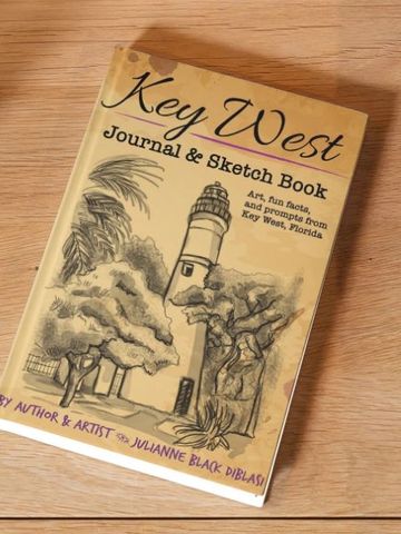 Key West Note and Sketch Book: Art, fun facts, and journal prompts from Key West, Florida
