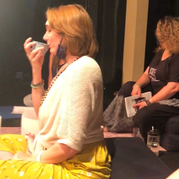 BreatheYourOMBalance volume 3, Yoga and Relationships book launch 2021. Roxy Regional Theatre