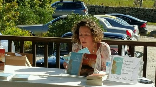 Melissa Corliss DeLorenzo, author of Talking Underwater, Partners Books, Massachusetts, 2015. 
