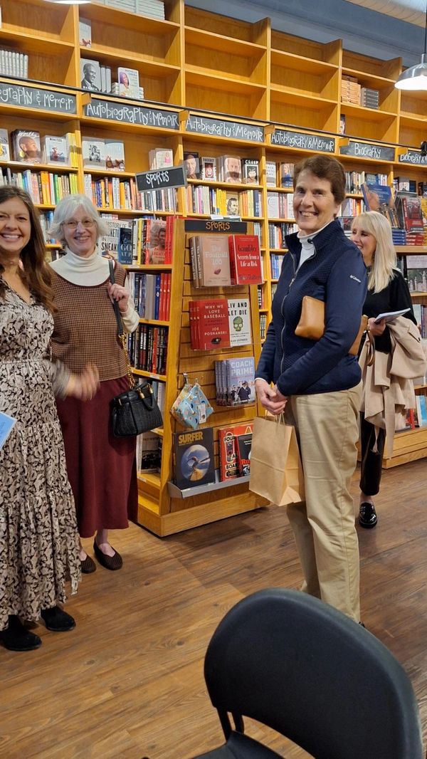 Sharon Mabry's Parnassus Book Launch for "The Blue Box and Memories that Live in the Bones" 2024.