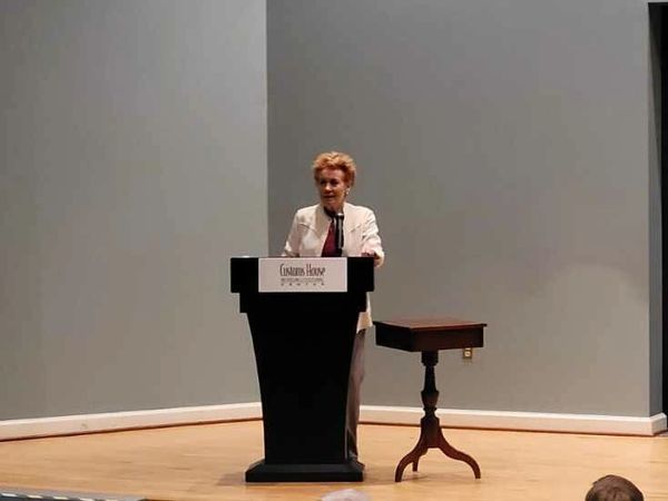 Sharon Mabry's Book Launch, book signing, The Postmaster's Daughter, Customs House Museum 2022.