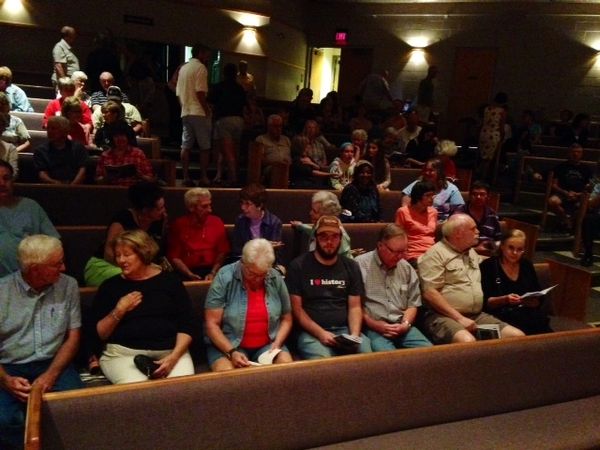 Beverly Fisher, Grace Among the Leavings, in New Salem, Illinois Theatre in the Park. 2014.