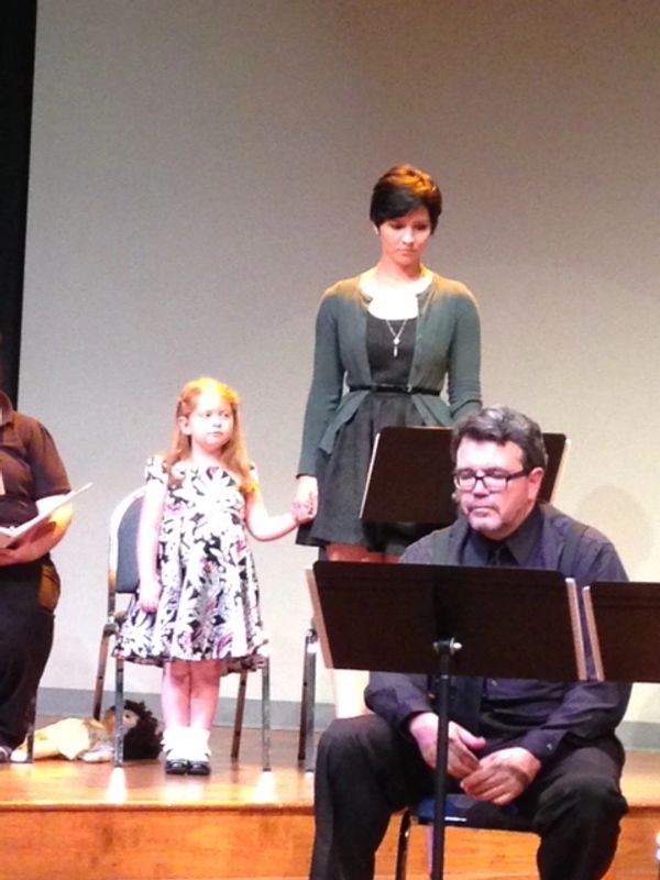 Beverly Fisher, Grace Among the Leavings, in New Salem, Illinois Theatre in the Park. 2014.