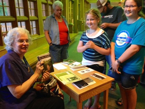 Beverly Fisher, Grace Among the Leavings, in New Salem, IL for stage play at Theatre in the Park