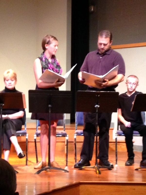 Beverly Fisher,Grace Among the Leavings, in New Salem, Illinois  at Theatre in the Park. 2014.