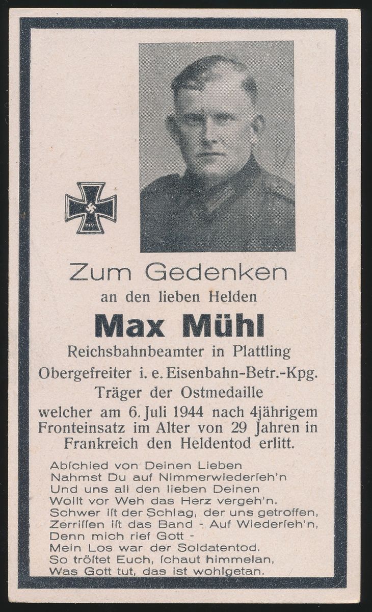 RARE Reichsbahn Death Card