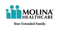 Molina Healthcare logo with tagline.