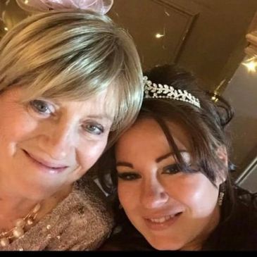 My and my beautiful mum on my wedding day.