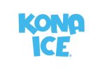 Kona Ice logo in blue text.