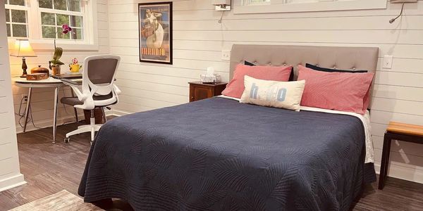 Bedroom at the Blue Goose Cottage
