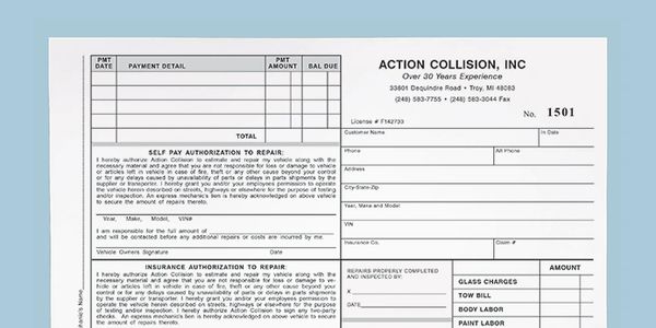 Custom 3 Part Legal Size Forms Printing