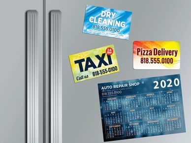 Custom printed Business Card Magnets, Calendar Magnets are great to promote your business 