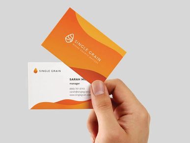 High quality business cards, glossy business cards, easy to write on matte business cards