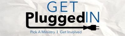 Logo with text 'Get Plugged In' and an electric plug graphic.