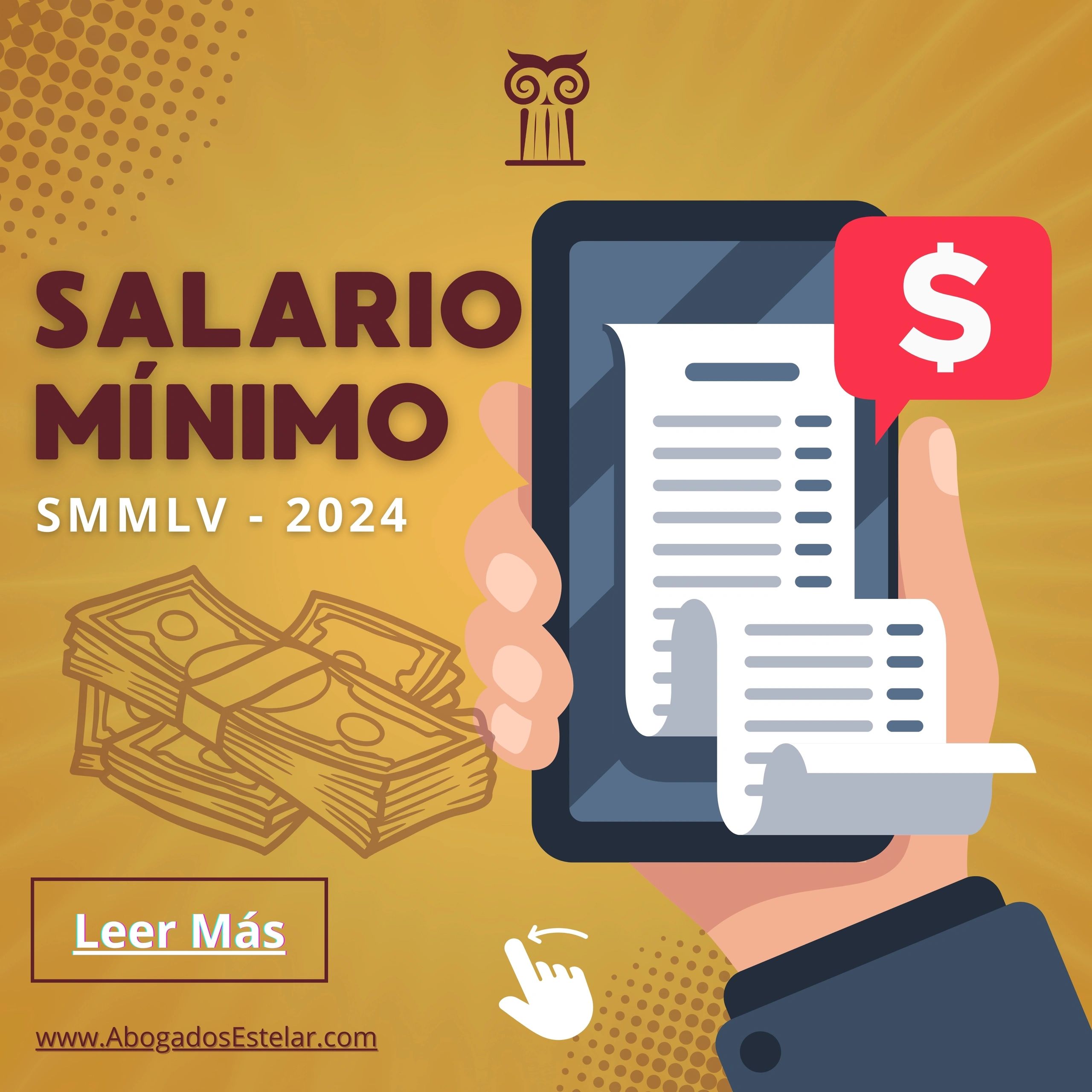 Así quedó el Salario Mínimo (SMMLV) para el año 2024 en Colombia.