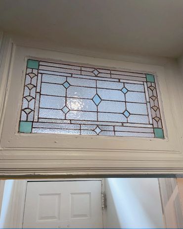 Stained Glass Window Transom