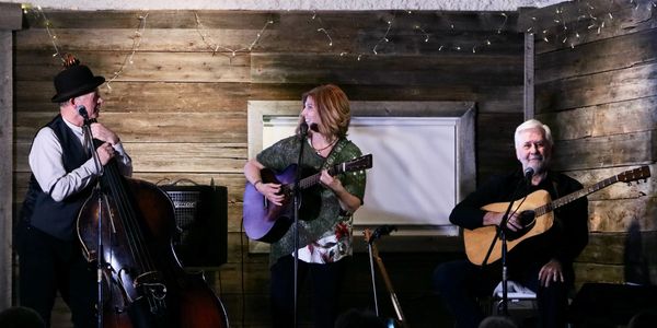 Leanne Lightfoot with Jamie Newsom and Jim McLennan