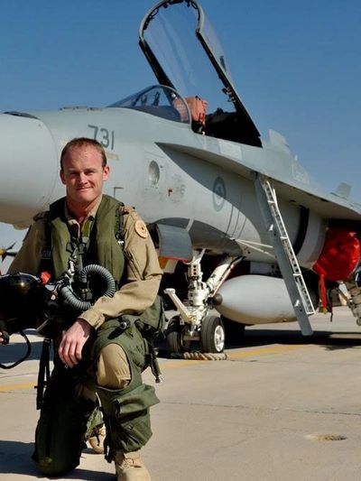Captain Chris "Axe" Allan, CF-18 Hornet Pilot.