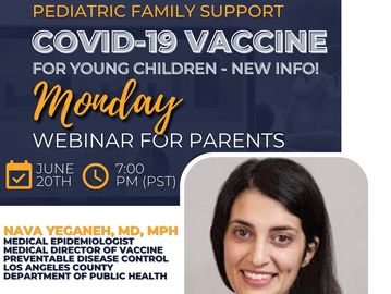 This pediatric family support meeting recording addresses the COVID-19 vaccine in young children.