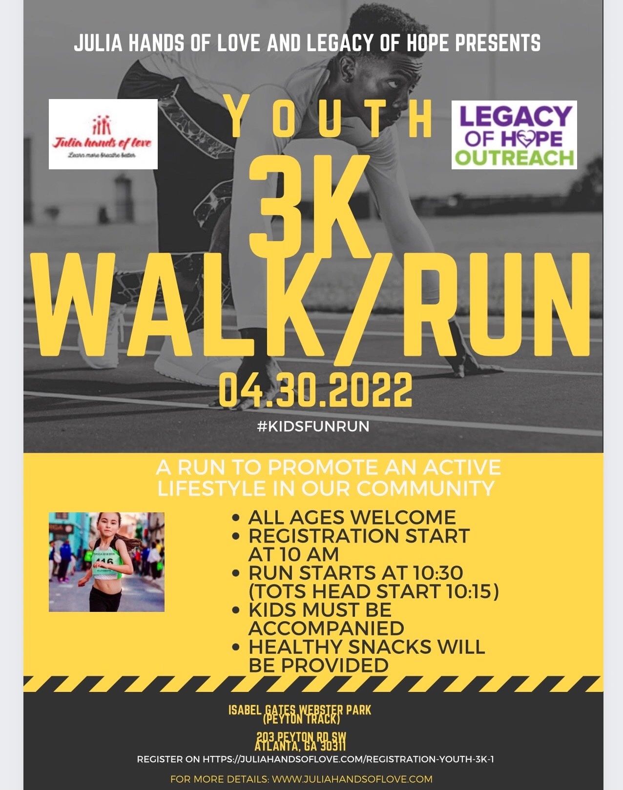 Registration Youth 3k