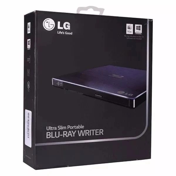 GRABADOR BLURAY DVD EXTERNO 6X LG BP50NB40 PC/MAC USB SLIM