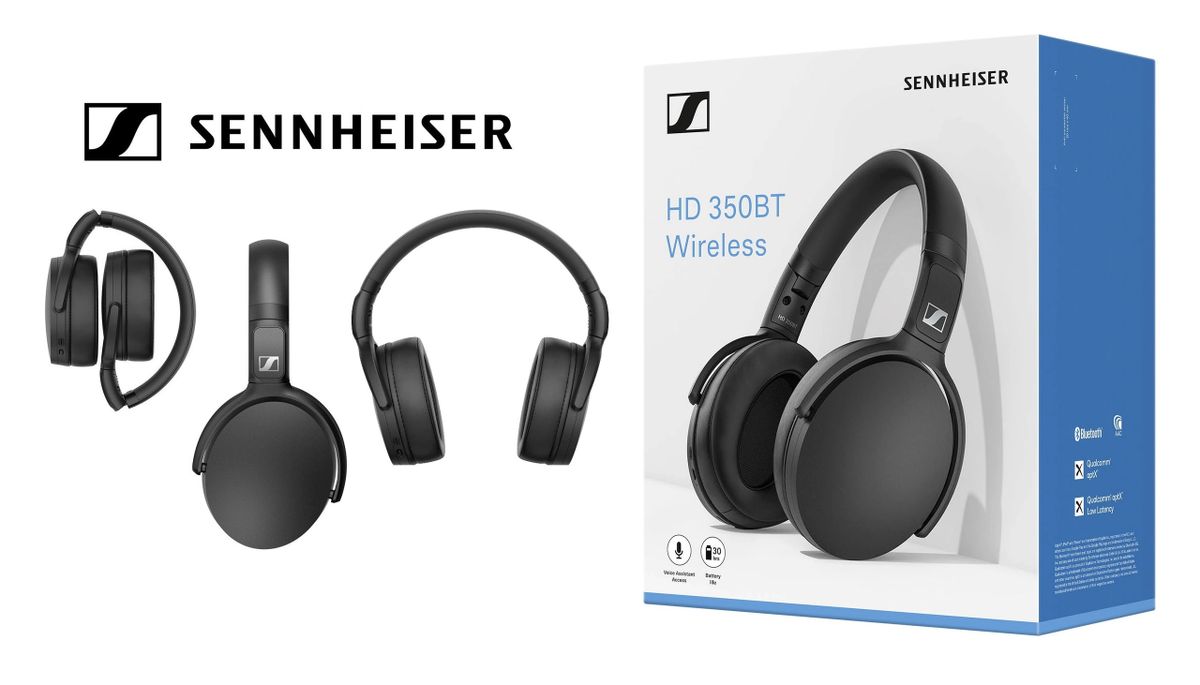 AUDIFONOS SENNHEISER HD 350 BLUETOOTH BATERÍA 30 HORAS USB-C 80HZ