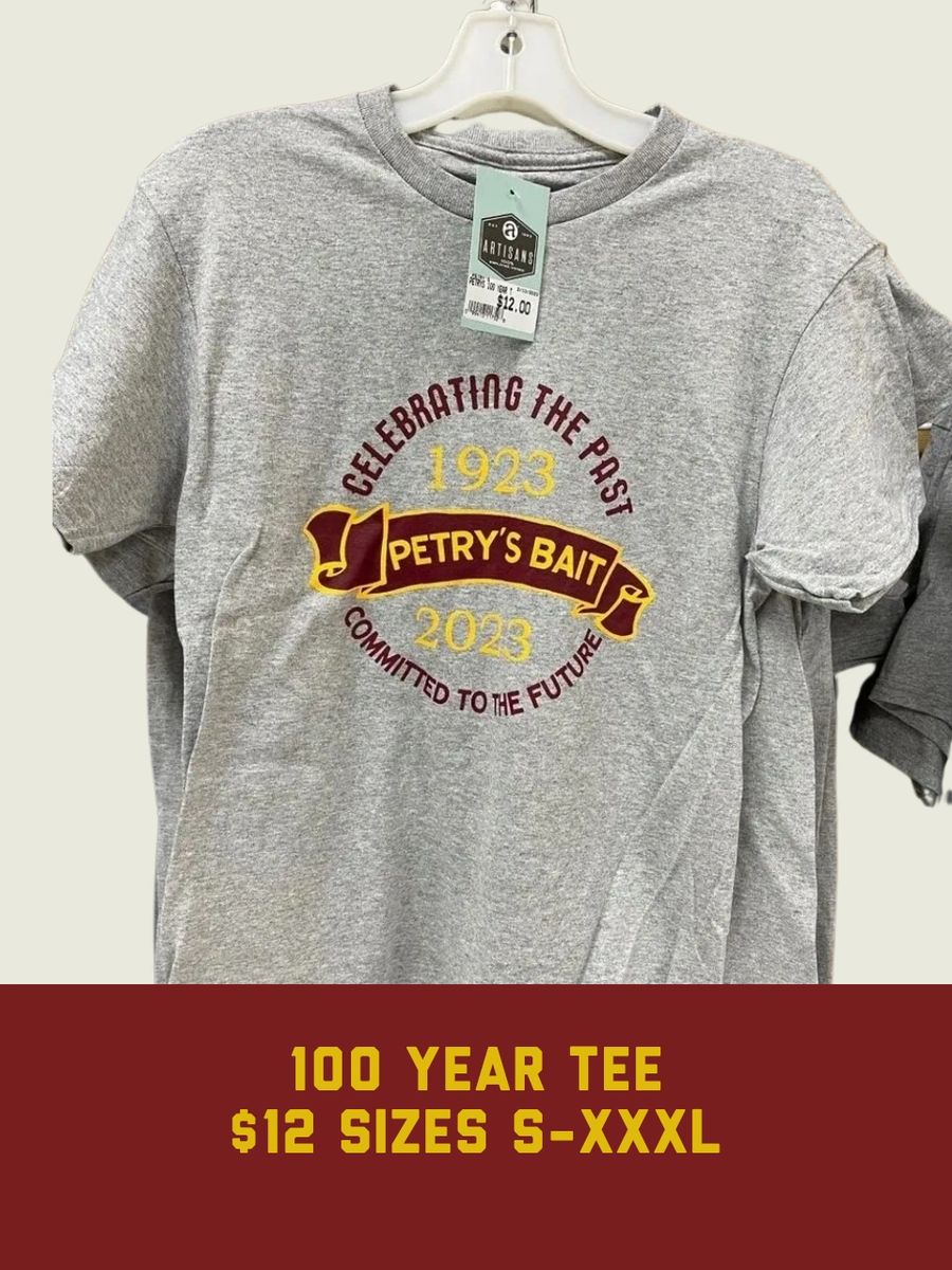 Petry's Bait Centennial ShortSleeve Tee