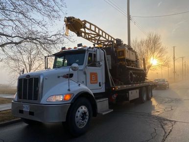 Elements Geo Corp Drilling in Hamilton Ontario Escarpment project