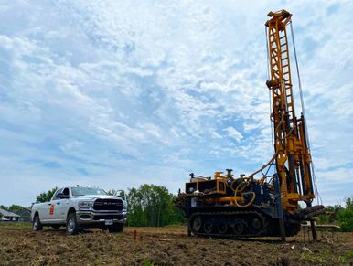 Drilling in Hamilton during a heat wave 2025