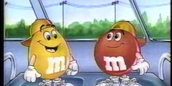 David Messick assisted in testing commercials like this one for M&Ms.