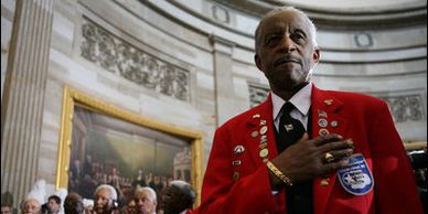 Tuskegee Airman Ezra Hill narrated our program "From the Sea to the Sky."