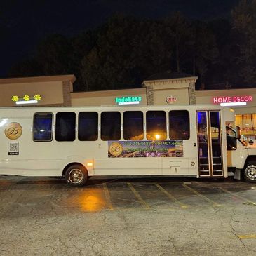 26 passenger party bus rental in Atlanta